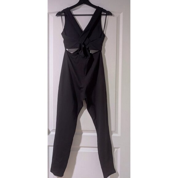 New! & Other Stories | Cut-out Waist Jumpsuit In Black - Picture 8 of 15